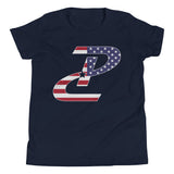 Youth Patriotic Logo Tee - Multiple Colors