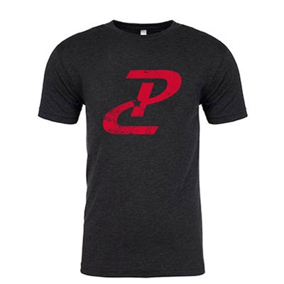 Youth PC Logo Tee - Black/Red
